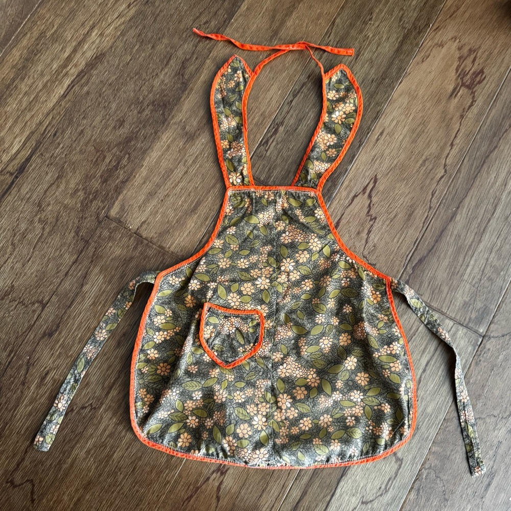Vintage Childs Handmade Apron - So Cute!